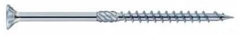 100 Construction Wood Screws Ø 6x100 mm Torx 30 - Countersunk Head - Partial Thread