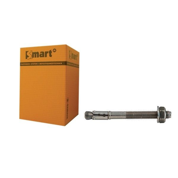 SBZ Stainless Steel A4 Anchor Bolt Ø8x60 mm - Box of 100 pcs - SMART