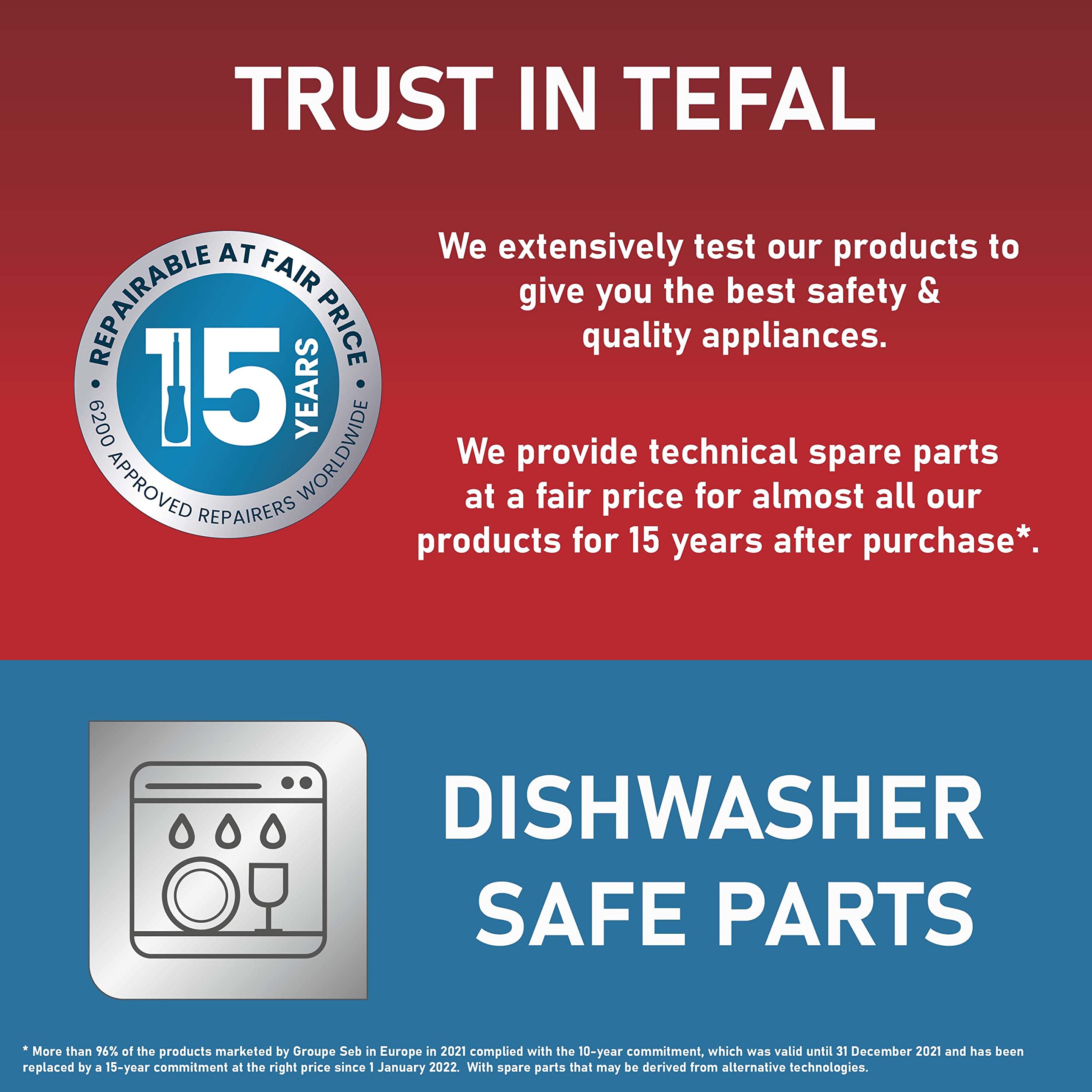 Tefal Easy Fry Precision 2-in-1 Digital Air Fryer and Grill 4.2 Litre Capacity 8 Programs