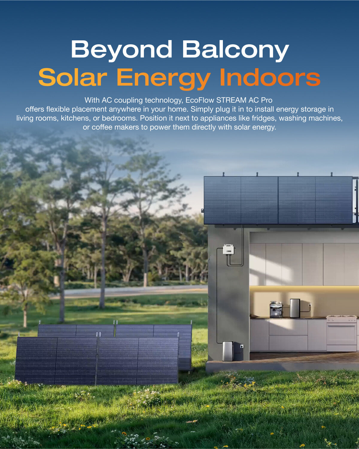 EcoFlow Refurbished STREAM AC Pro Balcony Power Plant 1920Wh LFP Solar battery